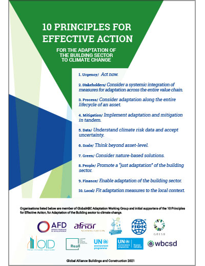 Adaptation of the Building Sector to Climate Change: 10 Principles for Effective Action