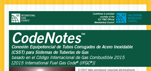 Conexión Equipotencial de Tubos Corrugados de Acero Inoxidable (CSST) para Sistemas de Tuberías de Gas