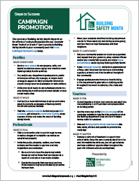 2022 Building Safety Month – Campaign Promotion Guide