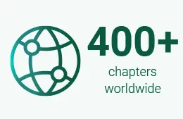 400+ chapters worldwide