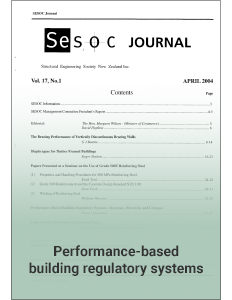 Performance-based building regulatory systems – Structure-Hierarchy-Linkages – Meacham SESOC Journal – April 2004