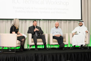 ICC Board President Mike Wich shares his comments during a panel discussion at the February 15 workshop