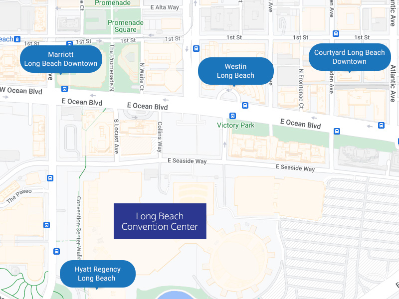 Map of Hotel Locations