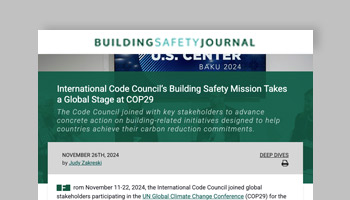 ICC’s Building Safety Mission Takes a Global Stage at COP29